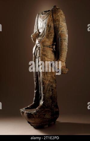 Probabilmente Avalokit&#xe9;svara (Guanyin), la Bodhisattva della Misericordia (immagine 2 di 2), tra il 700 e il 800 circa. Foto Stock