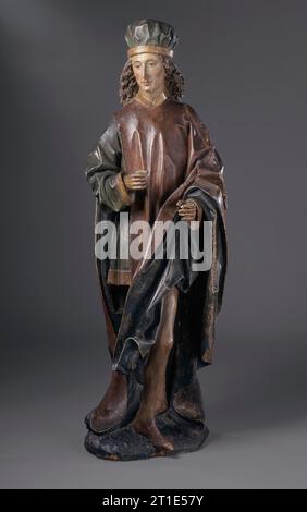 Maschio santo (Cosma o Damiano [?]), tra c.1480 e c.1500. Foto Stock