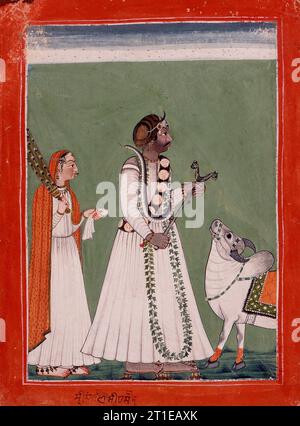 Sidh Sen (regnante 1684-1727) vestito come Shiva, c1730. Foto Stock