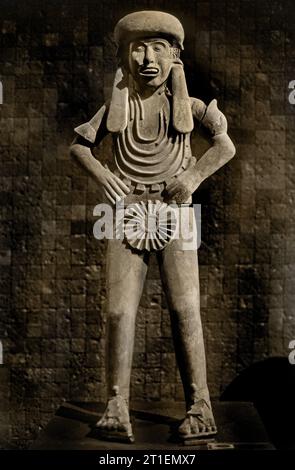 Aztec sacerdote morto giovane uomo Museum Città Del Messico Foto Stock