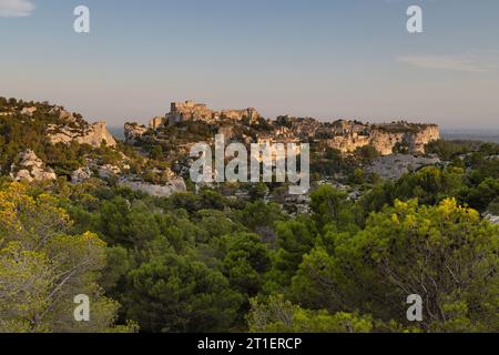 Les Baux-de-Provence, comune rurale della Provenza, Francia meridionale Foto Stock