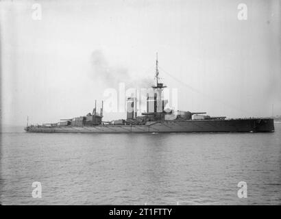 . Fotografia della corazzata inglese HMS King George V. Foto Stock