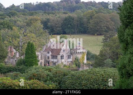 Scotney Castle Rooms, Lamberhurst, Kent, Regno Unito Foto Stock