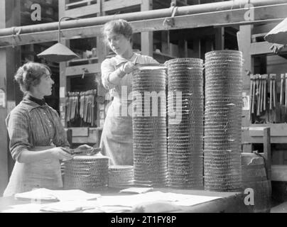 Industria durante la prima guerra mondiale Foto Stock