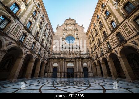 Basilica del Monastero di Montserrat, Catalunya, Spagna Foto Stock