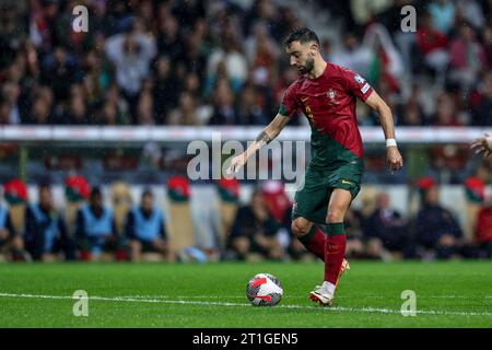 Dragon Stadium, Porto, Portogallo. 13 ottobre 2023. Bruno Fernandes al Portogallo vs Eslováquia - qualificazione Euro 2024, fase a gironi, gruppo J. Foto Stock