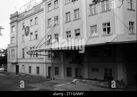 Swidnica, dolnoslaskie, vita quotidiana, architettura, archivio, storico, Polska, foto Kazimierz Jurewicz Foto Stock