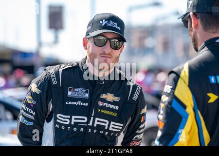 Concord, NC, USA. 7 ottobre 2023. Il pilota della NASCAR Cup Series Ty Dillon (77) scende in pista per allenarsi per la Bank of Amercia ROVAL 400 al Charlotte Motor Speedway di Concord NC. (Immagine di credito: © Logan T Arce Grindstone Media GR/ASP) SOLO USO EDITORIALE! Non per USO commerciale! Foto Stock