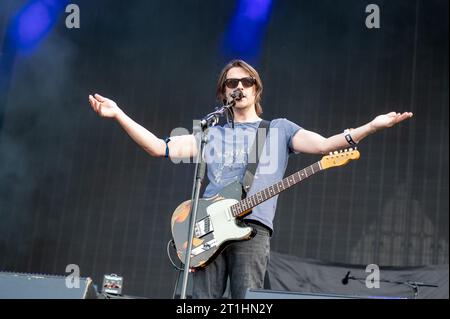 17 giugno 2023: I Porcupine Tree si esibiscono all'Hellfest Open Air Festival Foto Stock