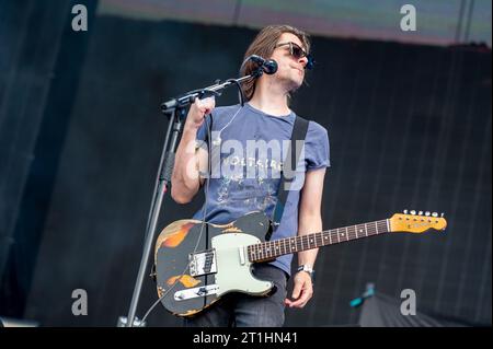 17 giugno 2023: I Porcupine Tree si esibiscono all'Hellfest Open Air Festival Foto Stock