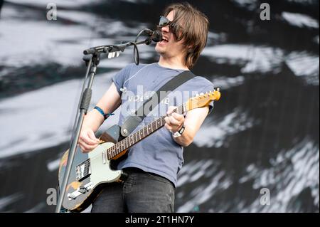 17 giugno 2023: I Porcupine Tree si esibiscono all'Hellfest Open Air Festival Foto Stock