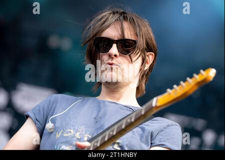 17 giugno 2023: I Porcupine Tree si esibiscono all'Hellfest Open Air Festival Foto Stock