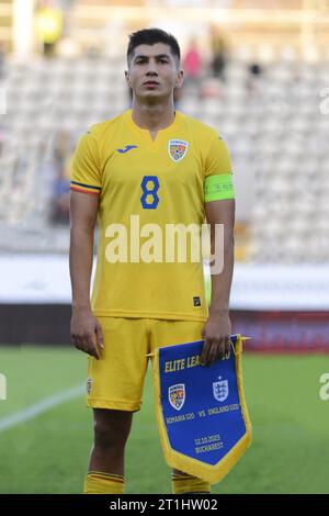 Alexandru Musi capitano della Romania U20 Football Team durante la partita Romania U20 contro Inghilterra U20.12.10.2023/Cristi Stavri Foto Stock