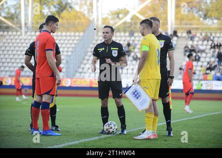 Alexandru Musi capitano della Romania U20 Football Team durante la partita Romania U20 contro Inghilterra U20.12.10.2023/Cristi Stavri Foto Stock