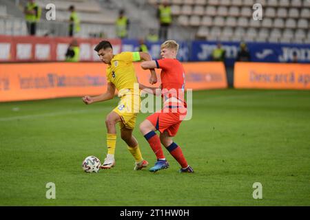 Alexandru Musi capitano della Romania U20 Football Team durante la partita Romania U20 contro Inghilterra U20.12.10.2023/Cristi Stavri Foto Stock