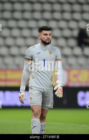 Robert Popa durante la partita Romania U20 contro Inghilterra U20.12.10.2023, Arcul de triumf Stadium/Cristi Stavri Foto Stock