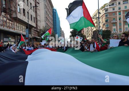 Palestina libera a Milano Foto Stock