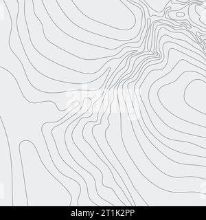 Concetto di sfondo della mappa topografica con spazio per la copia.illustrazione astratta vettoriale.concetto di geografia. Illustrazione Vettoriale