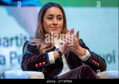 Trento, Italia. 14 ottobre 2023. Urbano Roberto Agostino Cairo (imprenditore, editore, manager sportivo e business manager italiano, presidente del Torino Football Club) durante il Festival dello Sport 2023, Sport Festival, eventi sportivi a Trento, Italia, 14 ottobre 2023 crediti: Agenzia fotografica indipendente/Alamy Live News Foto Stock