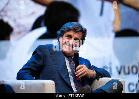 Trento, Italia. 14 ottobre 2023. Urbano Roberto Agostino Cairo (imprenditore, editore, manager sportivo e business manager italiano, presidente del Torino Football Club) durante il Festival dello Sport 2023, Sport Festival, eventi sportivi a Trento, Italia, 14 ottobre 2023 crediti: Agenzia fotografica indipendente/Alamy Live News Foto Stock