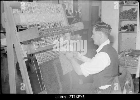 Riabilitazione di soldati britannici dalla Normandia - il lavoro di Robert Jones e Dame Agnes Hunt Orthopedic Hospital, Oswestry, Shropshire, Inghilterra, Regno Unito, 1944. Foto Stock