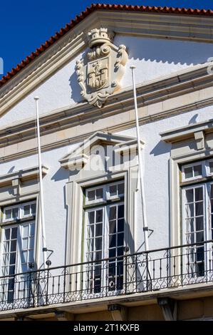 FARO, PORTOGALLO - 1 MARZO 2023: Passeggiata nel centro storico di Faro, Portogallo, 1 marzo 2023 Foto Stock