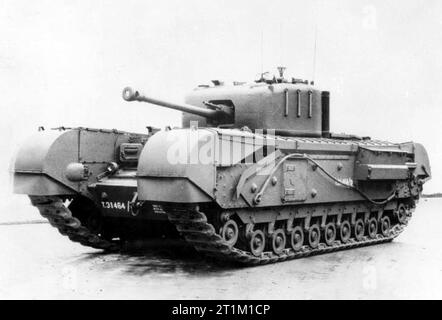 Serbatoi e Afv dell'Esercito britannico 1939-45 serbatoio di fanteria Mk IV Churchill VI (A22) Foto Stock