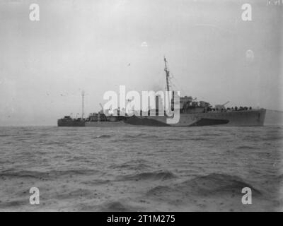 Sloop britannico HMS Lowestoft. Foto Stock