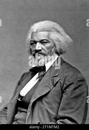 FREDERICK DOUGLASS (1817/1818-1895) oratore americano e riformatore sociale Foto Stock