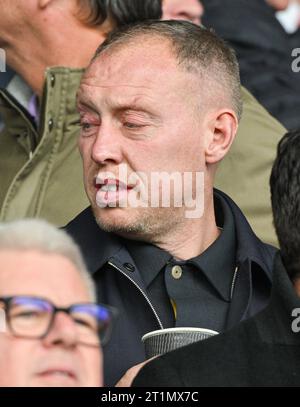 Wrexham, Regno Unito. 14 ottobre 2023. Steve Cooper manager del Nottingham Forest, durante il match di Sky Bet League 2 Wrexham vs Salford City a Stok CAE Ras, Wrexham, Regno Unito, 14 ottobre 2023 (foto di Cody Froggatt/News Images) a Wrexham, Regno Unito il 10/14/2023. (Foto di Cody Froggatt/News Images/Sipa USA) credito: SIPA USA/Alamy Live News Foto Stock