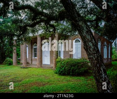 Chiesa episcopale parrocchiale di Saint James-Santee, Francis Marion National Forest, South Carolina Foto Stock