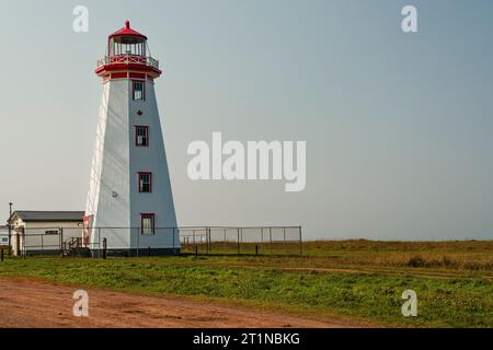 Faro di North Cape   stagno di Seacow, Prince Edward Island, CAN Foto Stock