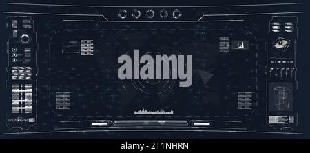 Esperienza utente radar Grid Illustrazione Vettoriale