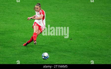 Georgia Stanway FC Bayern Muenchen FC Bayern Muenchen Frauen vs Eintracht Francoforte Fussball 1 . Bundesliga Saison 2023 / 2024 Frauen Fussball Google Pixel Frauen-Bundesliga 14.10.2023 in der MŸnchner Allianz Arena © diebilderwelt / Alamy Stock Foto Stock