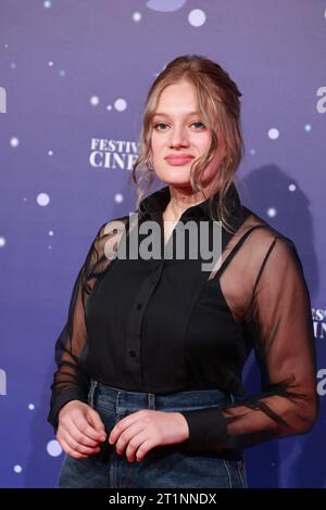 Bella, Francia. 7 ottobre 2023. Nadia Tereszkiewicz partecipa al festival Cineroman Nice 2023, foto e copyright Thierry CARPICO/ATP Images (CARPICO Thierry/ATP/SPP) credito: SPP Sport Press Photo. /Alamy Live News Foto Stock