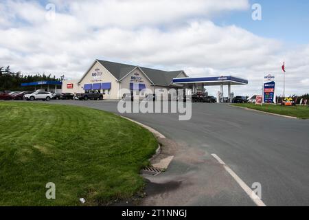 Irving Oil Big Stop Junction in Goobies, Newfoundland & Labrador, Canada Stock Photo