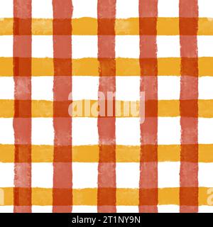Stampa vettoriale a scacchi senza cuciture con motivo Vichy Illustrazione Vettoriale