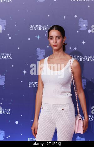 Bella, Francia. 4 ottobre 2023. Iman Perez, partecipa al Cineroman Nice 2023, foto e copyright Thierry CARPICO/ATP Images (CARPICO Thierry/ATP/SPP) credito: SPP Sport Press Photo. /Alamy Live News Foto Stock