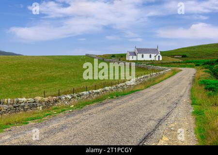 Eriboll Church è una chiesa medievale situata a Durness, Sutherland, Scozia. Foto Stock