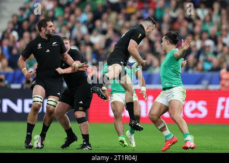 Parigi, Francia. 15 ottobre 2023. Quarti di finale tra Irlanda e nuova Zelanda della Coppa del mondo di rugby 2023 in Francia ( Credit: Mickael Chavet/Alamy Live News Foto Stock