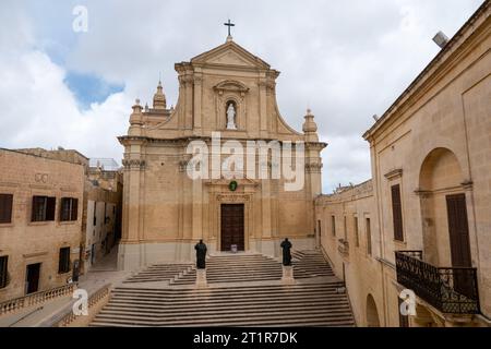 Gozo, Malta, 3 maggio 2023. La cattedrale di Gozo è una chiesa cattolica, cattedrale della diocesi di Gozo situata a Rabat, Victoria, Foto Stock