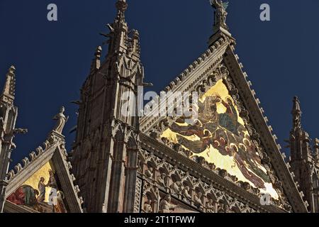 Cattedrale di Siena in Toscana, Italia Foto Stock