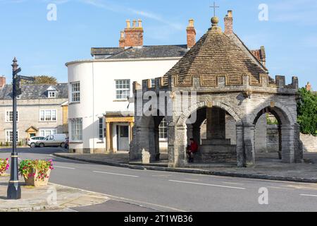 Butter Cross, Market Square, Somerton, Somerset, Inghilterra, Regno Unito Foto Stock