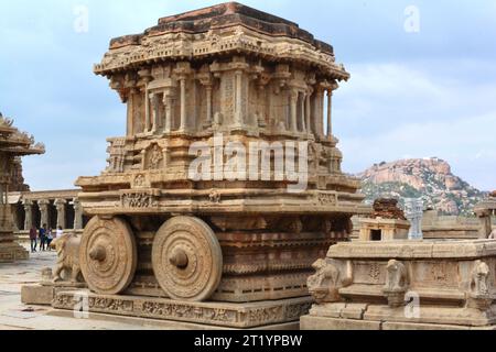 Vitthal Mandir Hampi Karnataka Foto Stock