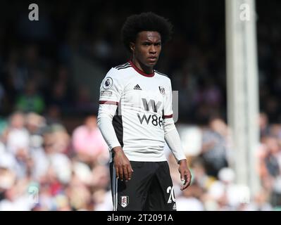 Willian di Fulham. - Fulham contro Crystal Palace, Premier League, Craven Cottage Stadium, Londra, Regno Unito - 20 maggio 2023. Solo per uso editoriale - si applicano le restrizioni DataCo. Foto Stock