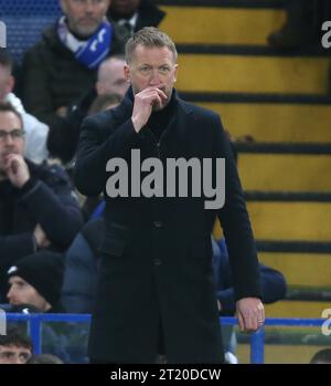 Graham Potter Manager del Chelsea è stato licenziato oggi dal Chelsea il 2 aprile 2023. - Chelsea contro Everton, Premier League, Stamford Bridge Stadium, Londra, Regno Unito - 18 marzo 2023. Solo per uso editoriale - si applicano le restrizioni DataCo Foto Stock