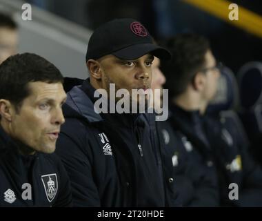 Vincent Kompany Manager di Burnley. - Millwall contro Burnley, Sky Bet Championship, The New Den Stadium, Londra, Regno Unito - 21 febbraio 2023. Solo per uso editoriale - si applicano le restrizioni DataCo Foto Stock