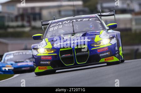 # 46, Zandvoort, NL domenica 15 OTTOBRE 2023: Valentino Rossi, Maxime Martine, Team WRT, BMW M4 GT3 car, PRO, durante le gare della Zandvoort Sprint Cup il 15 ottobre. Il Team WRT gareggia nella classe PRO del Fanatec GT World Challenge Europe organizzato da AWS sul circuito di Zandvoort, immagine a pagamento, foto copyright © ATP Geert FRANQUET (FRANQUET Geert / ATP / SPP) Foto Stock