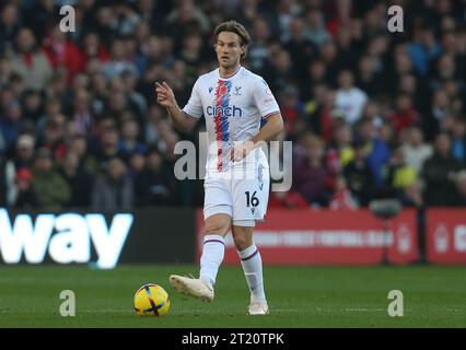 Joachim Andersen del Crystal Palace. - Nottingham Forest V Crystal Palace, Premier League, The City Ground, Nottingham, Regno Unito - 12 novembre 2022 solo per uso editoriale - si applicano restrizioni DataCo Foto Stock