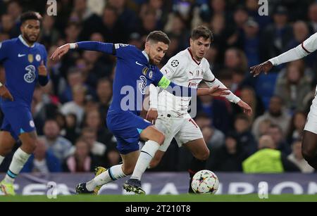 Jorginho di Chelsea. - Chelsea/AC Milan, UEFA Champions League, gruppo e, Stamford Bridge, Londra, Regno Unito - 5 ottobre 2022 solo per uso editoriale - si applicano le restrizioni DataCo Foto Stock